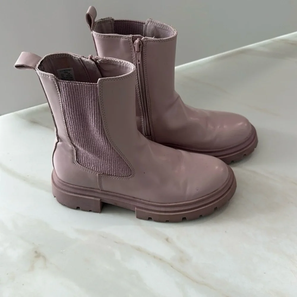 Zara girls combat boots